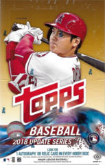 2018 Topps Update Series Baseball Hobby Box